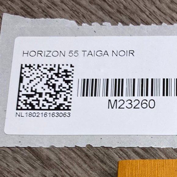 LOUIS VUITTON FOUR WHEELED CARRYON - Horizon 55 Taiga Leather Noir - M23260 - - Picture 3 of 12